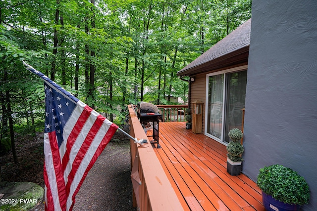 view of deck