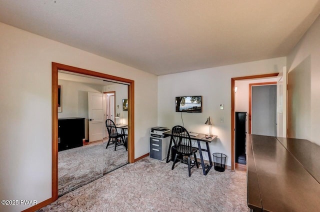 105 Chestnut Ct, Lackawaxen, PA 18435 - home office with carpet and baseboards