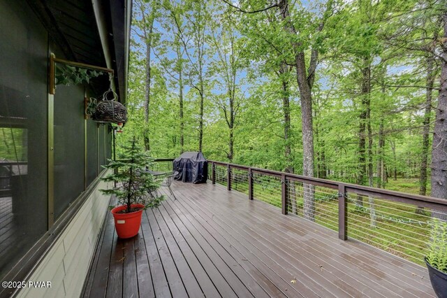 105 Chestnut Ct, Lackawaxen, PA 18435 - deck with grilling area