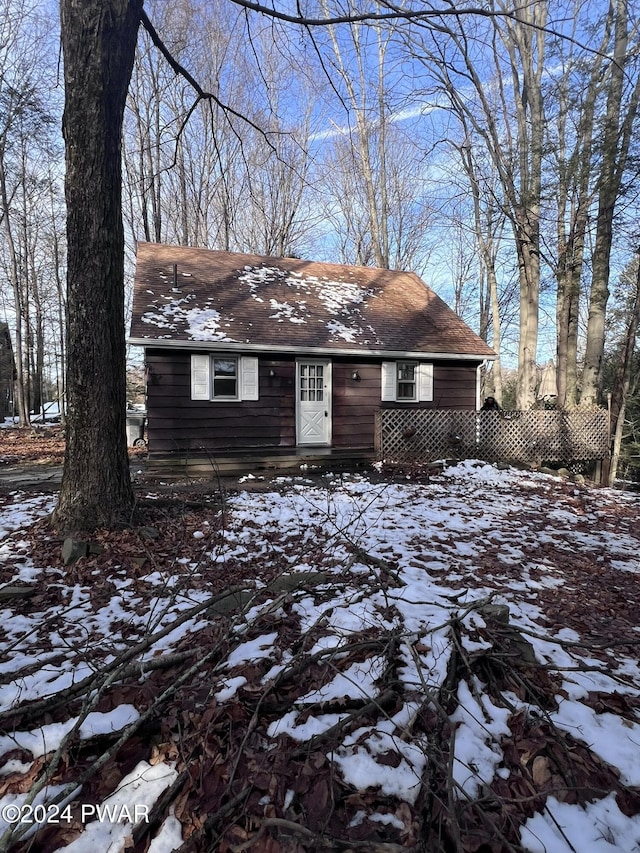 view of ranch-style home