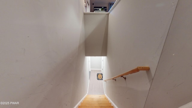785 Milford Rd, Dingmans Ferry, PA 18328 - stairs with wood finished floors