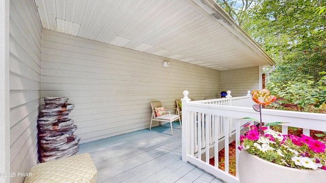 785 Milford Rd, Dingmans Ferry, PA 18328 - view of wooden terrace
