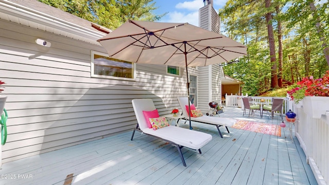785 Milford Rd, Dingmans Ferry, PA 18328 - deck featuring outdoor dining space