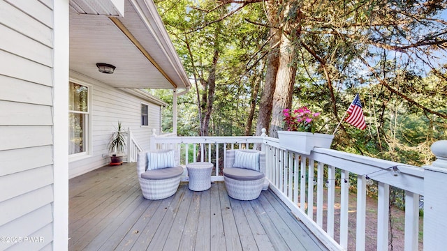 785 Milford Rd, Dingmans Ferry, PA 18328 - view of wooden deck