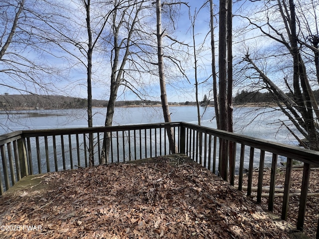 129 Waterview Dr, Lords Valley, PA 18428 - deck with a water view