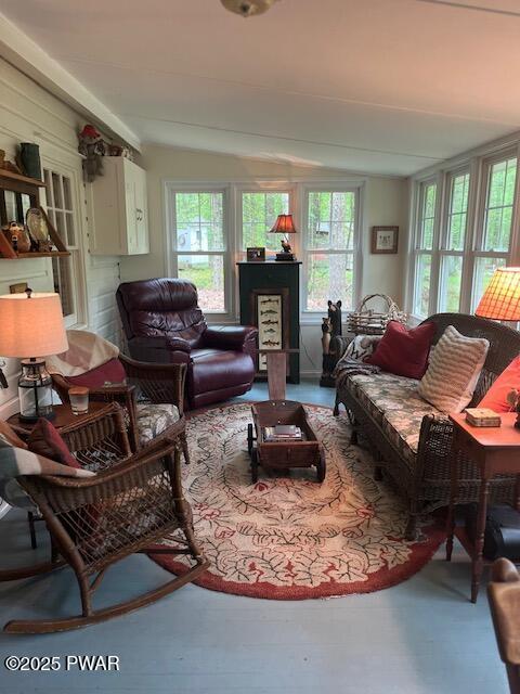 138 Lake Minisink Rd E, Dingmans Ferry, PA 18328 - living area with plenty of natural light