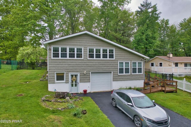 163 Wild Acres Dr, Dingmans Ferry, PA 18328 - view of front of home with asphalt driveway