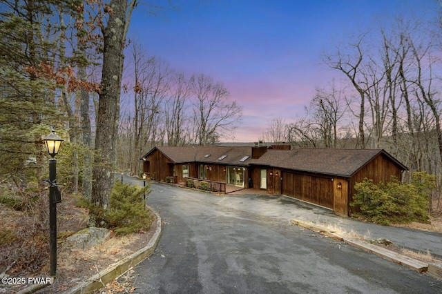 view of ranch-style house