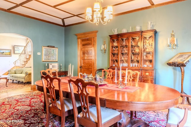 view of dining room