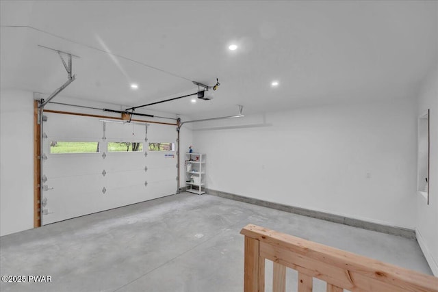 105 Cherry Point Ct, Hawley, PA 18428 - garage with a garage door opener and recessed lighting