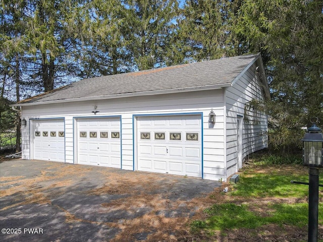 1409 Beach Lake Hwy, Beach Lake, PA 18405 - view of detached garage