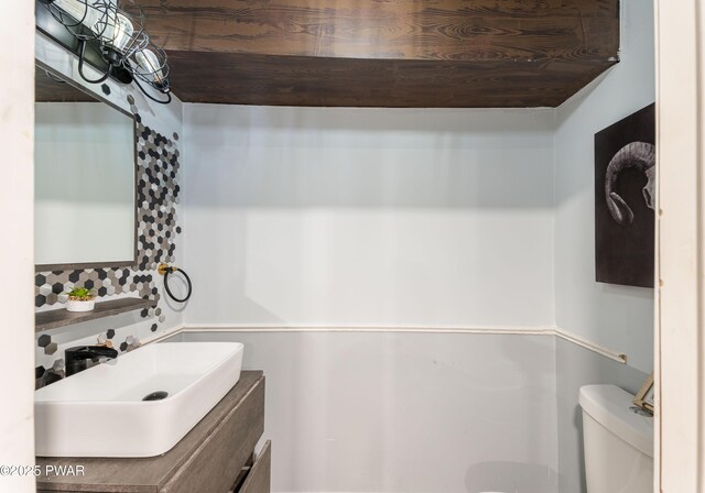 65 N Shore Dr, Albrightsville, PA 18210 - half bathroom featuring vanity and toilet