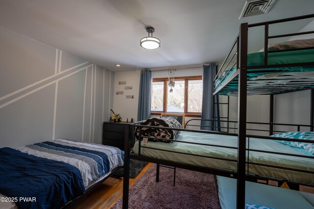 65 N Shore Dr, Albrightsville, PA 18210 - bedroom with visible vents and wood finished floors