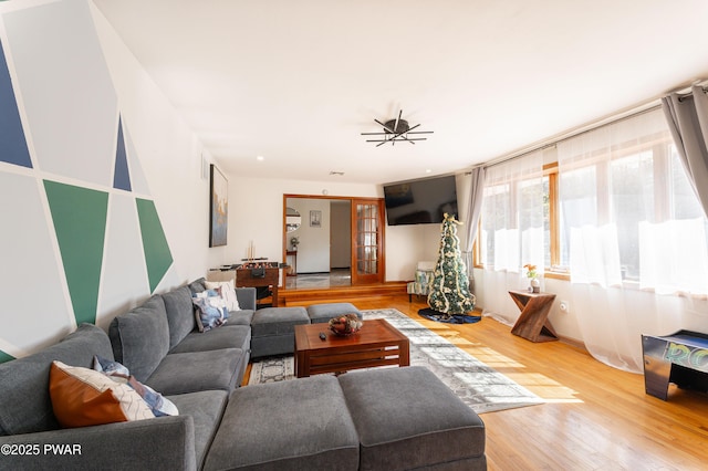 65 N Shore Dr, Albrightsville, PA 18210 - living area with wood finished floors