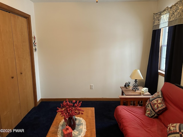 living area featuring plenty of natural light