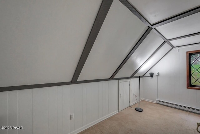 268 S Fairway Dr, Lake Ariel, PA 18436 - bonus room featuring a baseboard heating unit and carpet floors