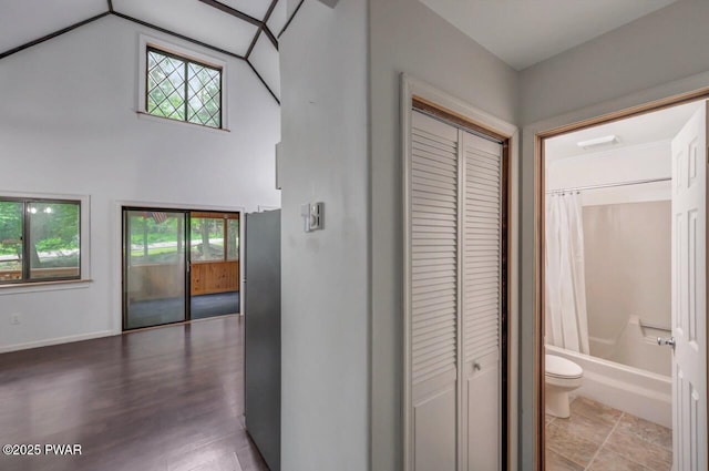 268 S Fairway Dr, Lake Ariel, PA 18436 - corridor with a towering ceiling and baseboards