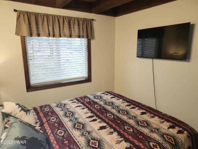 16 Gate Ct S Unit 2258, Lake Ariel, PA 18436 - bedroom featuring beam ceiling