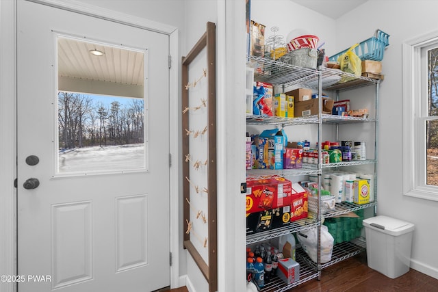 view of pantry