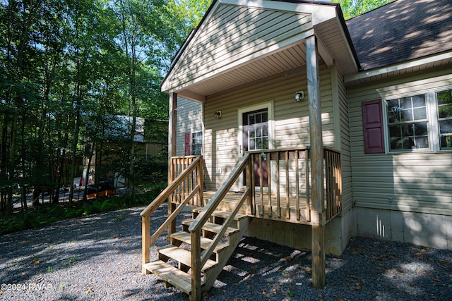 view of entrance to property