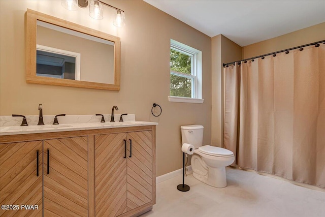 1039 Towpath Rd, Hawley, PA 18428 - bathroom with vanity and a shower with shower curtain