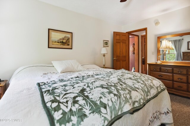 119 Canoebrook Dr, Hawley, PA 18428 - bedroom with carpet flooring and ceiling fan