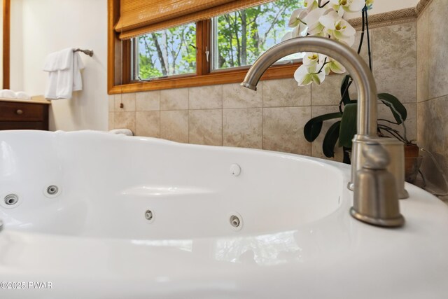 119 Canoebrook Dr, Hawley, PA 18428 - bathroom featuring a tub with jets and a sink