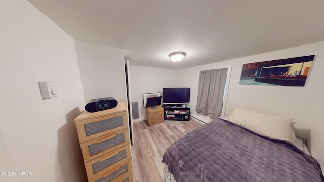 139 Chestnut St, Dingmans Ferry, PA 18328 - bedroom with light wood-style floors