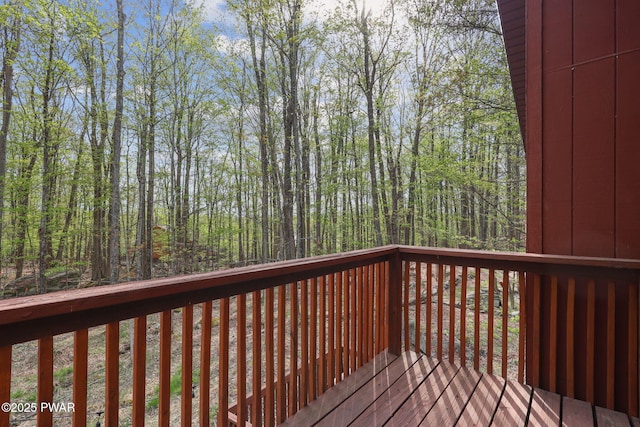 view of deck