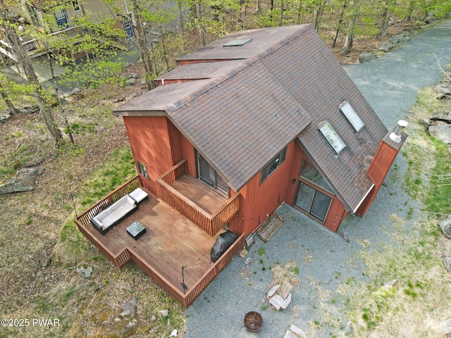 drone / aerial view