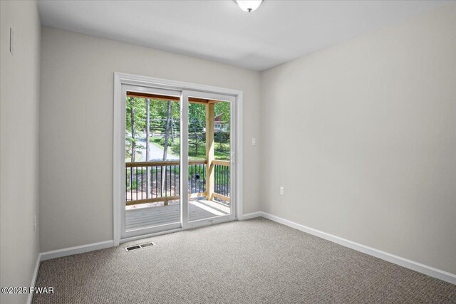 128 Copper Mountain Dr, Tafton, PA 18464 - carpeted spare room with baseboards