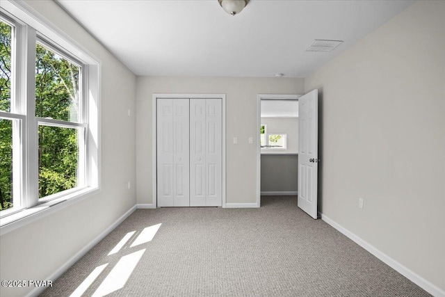 128 Copper Mountain Dr, Tafton, PA 18464 - unfurnished bedroom featuring carpet and a closet