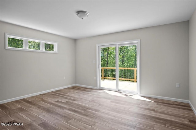 128 Copper Mountain Dr, Tafton, PA 18464 - unfurnished room featuring wood finished floors