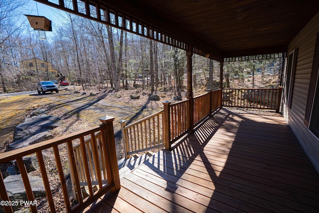 92 Thornwood Ter, Lake Ariel, PA 18436 - view of wooden deck