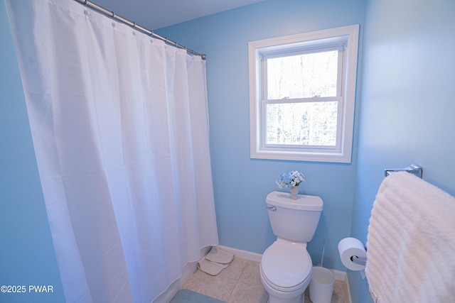 92 Thornwood Ter, Lake Ariel, PA 18436 - bathroom featuring tile patterned floors, toilet, and baseboards