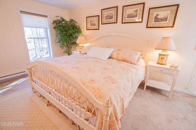 92 Thornwood Ter, Lake Ariel, PA 18436 - carpeted bedroom with baseboards and a baseboard radiator