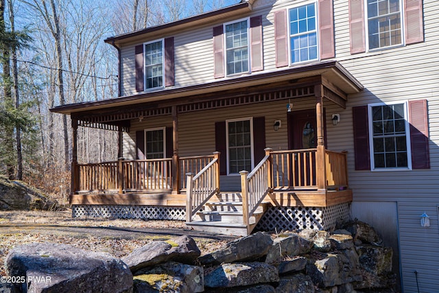 92 Thornwood Ter, Lake Ariel, PA 18436 - view of front of house featuring a porch
