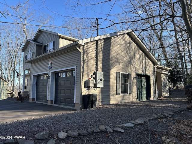 view of side of home