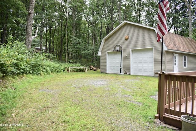 exterior space with a lawn