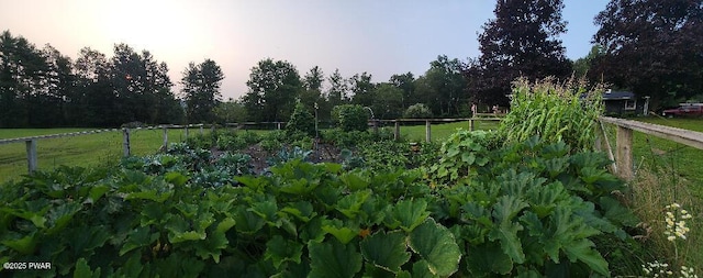 exterior space featuring a rural view