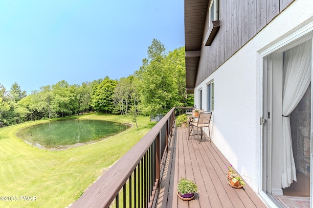 113 Jacobs Ladder Rd, Starrucca, PA 18462 - balcony with a water view