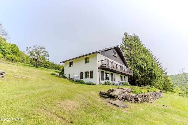 113 Jacobs Ladder Rd, Starrucca, PA 18462 - view of side of property with a yard and a deck