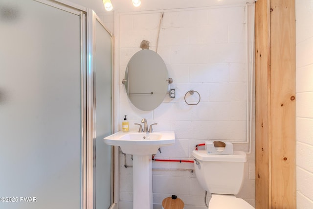 113 Jacobs Ladder Rd, Starrucca, PA 18462 - bathroom featuring a shower stall and toilet