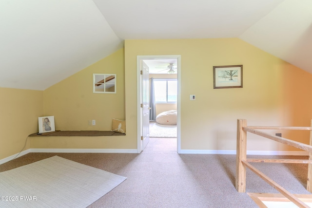 113 Jacobs Ladder Rd, Starrucca, PA 18462 - additional living space featuring lofted ceiling, carpet flooring, and a ceiling fan
