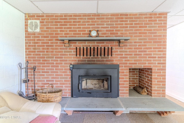 113 Jacobs Ladder Rd, Starrucca, PA 18462 - detailed view of a fireplace