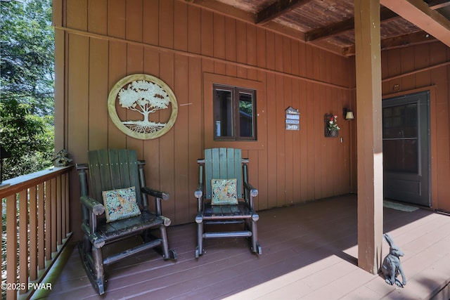102 Lake Run, Greentown, PA 18426 - view of wooden deck