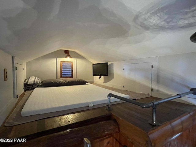 22 Glen Rd, Lake Ariel, PA 18436 - bedroom featuring vaulted ceiling and baseboards