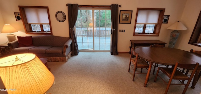 640 Rte 434, Shohola, PA 18458 - living area featuring light colored carpet and baseboards