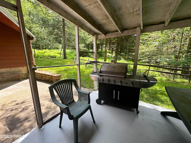 1350 Rt 390, Greentown, PA 18426 - view of patio / terrace featuring a grill