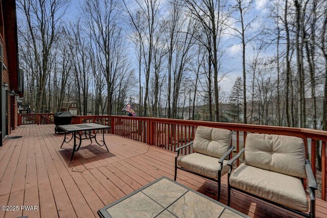 98 Roamingwood Rd, Lake Ariel, PA 18436 - view of wooden deck